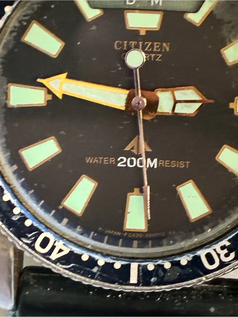 Vintage C023-088069 Citizen Promaster Aqualand 200M WR Men's Watch New Batteries
